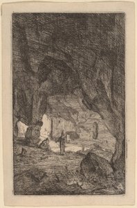 Grota z Braćmi autorstwa Bartholomeus Breenbergh
