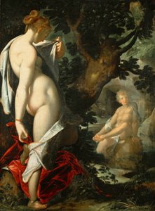 Hermaphroditus und die Nymphe Salmacis Hermaphroditus i nimfa Salmacis autorstwa Bartholomeus Spranger