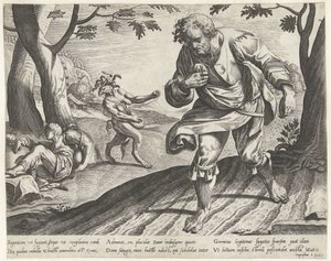 Przypowieść o kąkolu wśród pszenicy autorstwa Bartholomeus Willemsz. Dolendo (attributed to)