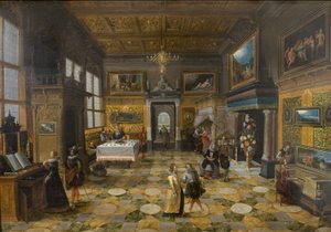 Scena imprezowa autorstwa Bartholomeus van Bassen