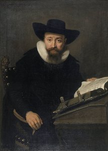 Portret nieznanego mężczyzny, prawdopodobnie pastora protestanckiego autorstwa Bartholomeus van der Helst