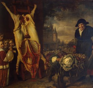 Nieuwmarkt w Amsterdamie autorstwa Bartholomeus van der Helst