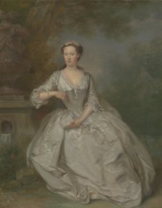 Dama z księgą, ok. 1730-40 (olej na płótnie)
