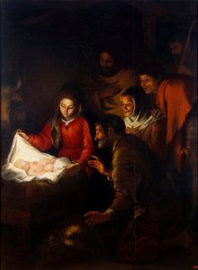 Adoracja pasterzy, ok. 1650 r. autorstwa Bartolomé Esteban Murillo