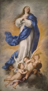 Niepokalane Poczęcie Dziewicy, 1670s. autorstwa Bartolomé Esteban Murillo