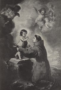 Wizja św. Antoniego Padewskiego autorstwa Bartolomé Esteban Murillo