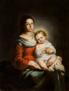 Dziewica z Dzieciątkiem, ok. 1650. autorstwa Bartolomé Esteban Murillo