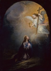 Chrystus w Ogrodzie Oliwnym (olej na płótnie) autorstwa Bartolomé Esteban Murillo