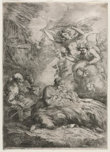 Narodzenie Chrystusa autorstwa Bartolomeo Biscaino