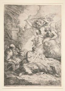 Narodzenie Chrystusa autorstwa Bartolomeo Biscaino