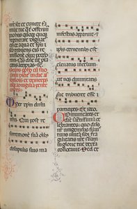 Mszał: Fl. 180: Muzyka do różnych modlitw zwyczajnych, 1469. autorstwa Bartolomeo Caporali