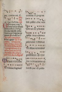 Mszał: Fl. 181: Muzyka do różnych modlitw zwyczajnych, 1469. autorstwa Bartolomeo Caporali