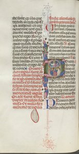 Mszał: Fl. 208v: Wniebowstąpienie Chrystusa, 1469. autorstwa Bartolomeo Caporali
