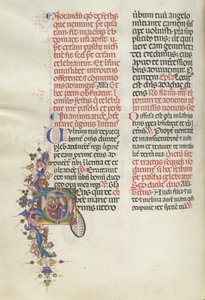 Mszał: Fl. 275v: Zwiastowanie, 1469.