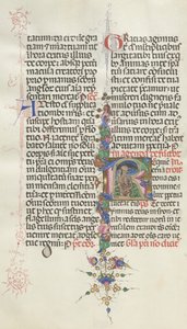 Mszał: Fl. 387v: Śmierć reprezentowana jako szkielet z sierpem, 1469. autorstwa Bartolomeo Caporali