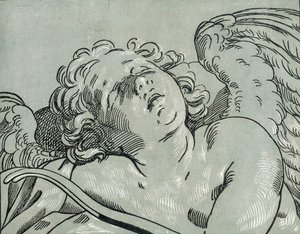 Śpiący amorek, 1630-45.