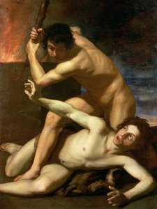 Kain mordujący Abla, ok. 1610 r. (olej na płótnie)