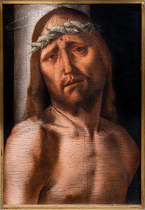 Chrystus przy kolumnie, 2 poł. XV w. (olej na desce) autorstwa Bartolomeo Montagna