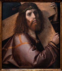 Chrystus niosący krzyż, pierwsza dekada XVI w. (olej na desce)