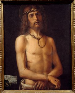 Ecce homo Obraz Bartolomeo Montagna (1450-1523) XV w. Nd. 0,55x0,43 m²