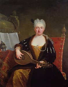 Portret Faustyny Bordoni, śpiewaczki Haendla, ok. 1830 (olej na płótnie) autorstwa Bartolomeo Nazari