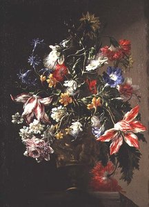 Bukiet kwiatów autorstwa Bartolomeo Perez