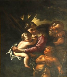 Święta Rodzina i Święty Jan. autorstwa Bartolomeo Schedoni