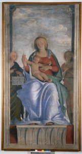 Madonna z Dzieciątkiem i Dwa Anioły autorstwa Bartolomeo Suardi Bramantino