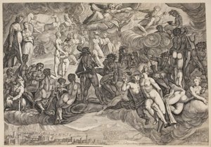 Psyche przeniesiona na Olimp autorstwa Bartolomeus Willemsz. Dolendo