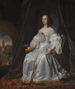 Maria Stuart, księżna Orange, jako wdowa po Wilhelmie II, 1652
