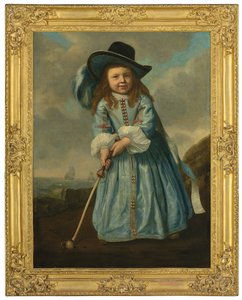 Portret chłopca grającego w golfa nad brzegiem, ok. 1658-59 (olej na płótnie) autorstwa Bartolomeus van der Helst