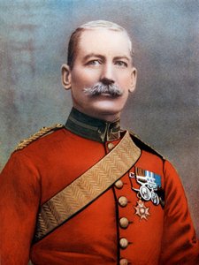 Generał dywizji JBB Dickson, dowódca 4 Brygady Kawalerii, RPA Field Force, 1902. autorstwa Bassano Studio