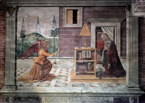 Dziewica Zwiastowania - Fresco