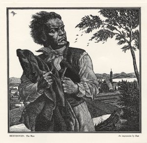 Ludwig van Beethoven autorstwa Batt