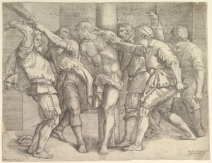 Biczowanie, ca. 1552-61.