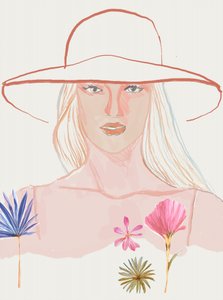 Letni kapelusz „Serene Woman” autorstwa Beate Tubach