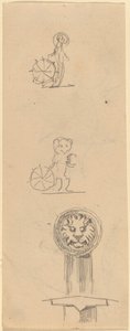Arkusz szkiców [recto] autorstwa Beatrice Godwin Whistler