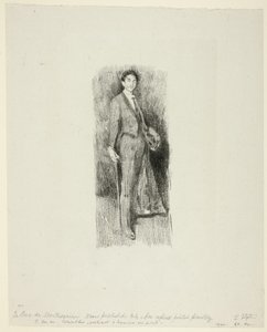 Hrabia Robert de Montesquiou autorstwa Beatrix Godwin Whistler
