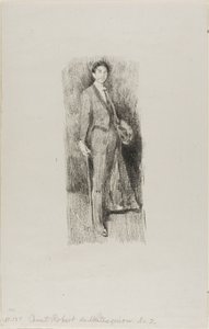 Hrabia Robert de Montesquiou autorstwa Beatrix Godwin Whistler