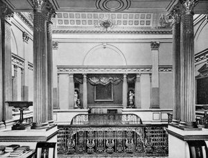 Wielkie schody, Londonderry House, 1908.
