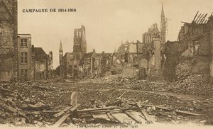 Rue de Verger, 27 czerwca 1915 autorstwa Belgian Photographer