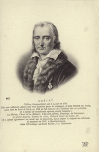 Andre Gretry, belgijski kompozytor (1741-1813) autorstwa Belgian School