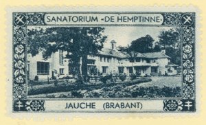 Sanatorium De Hemptinne, Jauche, Brabant, Belgia autorstwa Belgian School
