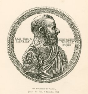 Jean Walravenz, znany jako Oomken, książę głupców, w Brukseli, 1563 autorstwa Belgian School