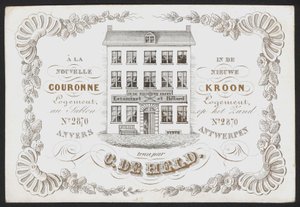 La Nouvelle Couronne, De Nieuwe Kroon, Anvers, Antwerpia (rycina) autorstwa Belgian School