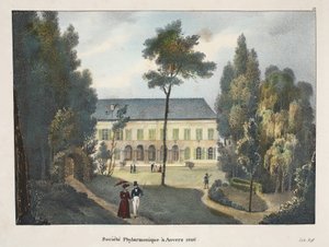Towarzystwo Filharmoniczne w Antwerpii 1826, ok.1895 (fotochrom) autorstwa Belgian School