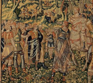 Historia Cyrusa II Wielkiego, ok. 1590 (gobelin) autorstwa Belgian School