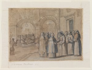 Spotkanie świętych Franciszka i Klary