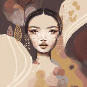 Portret kobiety z Czech autorstwa Bella Eve
