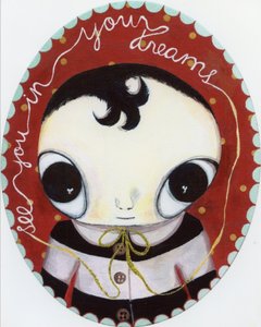 Do zobaczenia w swoich snach, 2010, olej na płótnie autorstwa Bella Larsson